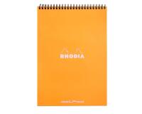 Bloc reliure intégrale Rhodia Classic 21x29,7 cm 80 feuillets dot microperforé 80g - Orange