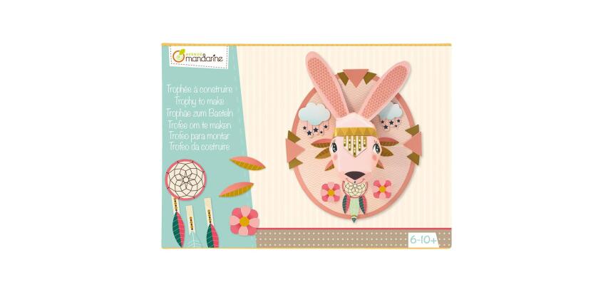 Boîte créative, Trophée à construire - Rose