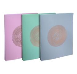 Exacompta, Ringbuch A4 mit 2 Ringen 15mm, Recycling-PP, Ellipse - Farben sortiert