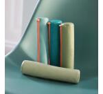 Rhodiarama trousse ronde simili cuir italien 5x21,5 cm - Céladon