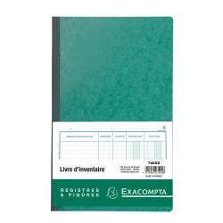 Piqûre Livre d'inventaire - avec feuille d'identification - texte FR - 80 pages