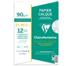 Papier Calque pochette 12F A4 90/95g