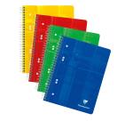 Cahier reliure intégrale A5+ 160 pages détachables perforé 6 trous uni Couleur aléatoire - Assortis
