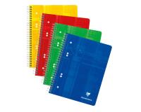 Cahier reliure intégrale A5+ 160 pages détachables perforé 6 trous uni Couleur aléatoire - Assortis