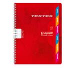 Textes reliure intégrale 7000 17x22 cm 100 pages grands carreaux 70 g - Assortis