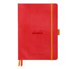 Rhodiarama Goalbook souple A5 240 pages dot papier blanc 90g - Coquelicot