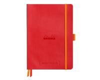 Rhodiarama Goalbook souple A5 240 pages dot papier blanc 90g - Coquelicot