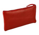 Ruby CUIR Trousse plate 22x11 cm Rouge