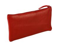 Ruby CUIR Trousse plate 22x11 cm Rouge