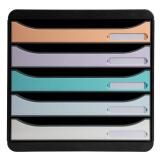 BIG-BOX PLUS Aquarel black/glossy pastel - Assorted colours