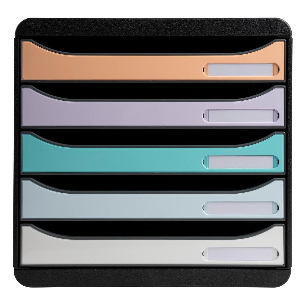 BIG-BOX PLUS Aquarel black/glossy pastel - Assorted colours
