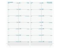 Recharge Semainier SL 17 9x17,5 cm Quinzainier Janvier à Décembre 2026