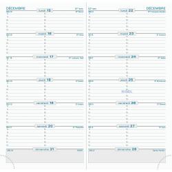 Recharge Semainier SL 17 9x17,5 cm Quinzainier Janvier à Décembre 2026
