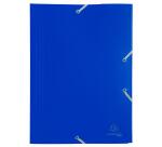 3 Flap Folders with Elastic Straps Opaque Polypropylene Eco A4