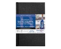 Beta Series carnet rembordé rigide 26F 14x21,6cm 270g - Blanc