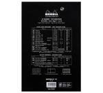dotPad - bloc agrafé Rhodia N°19 21x31,8 cm dot 80 feuillets 80g - Noir