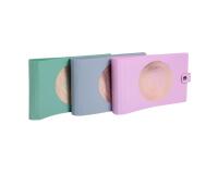Exacompta, Ringbuch A5 für Karteikarten, 2 Ringe 30mm, Recycling-PP, Ellipse - Farben sortiert