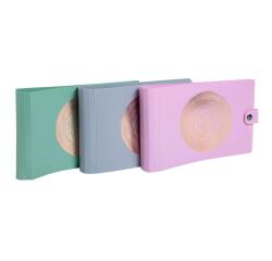 Map voor bristolfiches 2 ringen 30 mm PP gerecycleerd Ellipse - assortiment kleuren