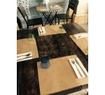 Barquette de 500 sets de table papier, unis - Format 30x40 cm - Kraft