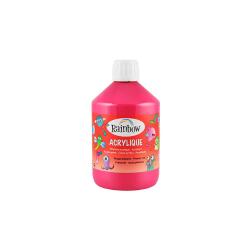 ACRYLIQUE MATE 500 ML ROUGE PRIMAIRE - Rouge
