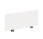 Exacompta - réf. 81158D - ExaScreen Ecran de protection ou cloisonnette contre les postillons pour bureau open-space - call center - restaurants H58cmxL118cm - à fixer kit de fixation fourni - Cristal