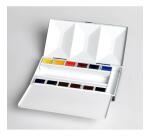 Aquarelle Boite Bijou 12 demi-godets