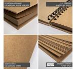 Album à personnaliser de 40 feuilles 200g/m2 au format 27x20cm - Kraft