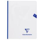 Cahier brochure cousue Mimesys 17x22cm 192 pages grands carreaux couverture polypropylène Couleur aléatoire - Assortis