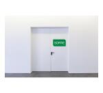 Panneau PVC adhésif antidérapant Sortie 35x20 cm - Vert
