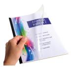 Kit de présentation Serodo pour relier jusqu'à 60 feuilles A4. - Bleu