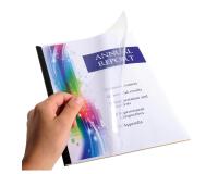 Präsentationsset Serodo mit Aktendeckel und Klemmschiene - Blau