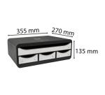 Module de classement Toolbox 4 tiroirs Glossy