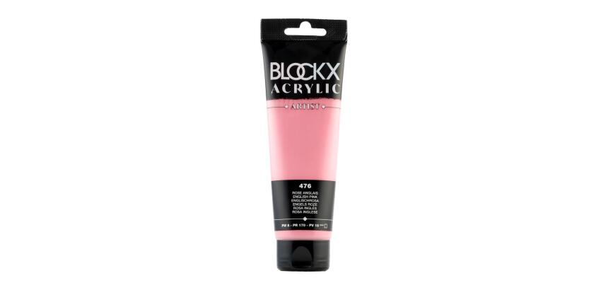 Peinture acrylique fine tube 120ml - Rose anglais