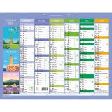 Calendrier Tourisme 43 x 33,5 cm Semestriel 2026