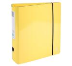 CLASSEUR À LEVIER AQUAREL PREM'TOUCH - DOS ARRONDI 80MM - A4 - Jaune citron