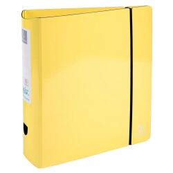 Aquarel Lever Arch File Round Spine 80mm A4 - Lemon