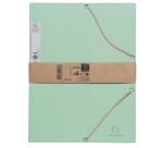 Sammelmappe A4 mit Gummizugverschluss und 3 Klappen, Recyclingkarton 400g/m2, Kollektion AutentiK