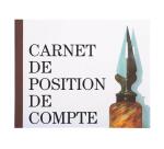 Piqûre position de compte 16x19,5cm 40pages