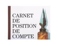 Piqûre position de compte 16x19,5cm 40pages