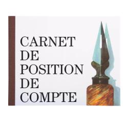 Piqûre position de compte 16x19,5cm 40pages