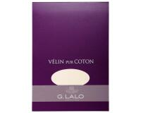 Bloc Velin pur coton A5 (148x210mm), 40 feuilles, 125g - Blanc