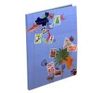 Album de timbres Globe-Trotter 16 pages noires - 22,5x30,5 cm - Visuels assortis