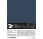 Pastelmat contrecollé 5 feuilles 24x32cm - Bleu foncé
