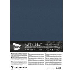 Clairefontaine Pastelmat Mounted Board - 24 x 32 cm - Pack of 5 - Dark Blue