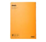 Cahier piqué Rhodia Classic 21x29,7 cm 96 pages dot non détachables 80g - Orange