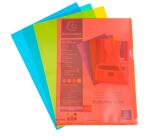 Bolsa de 100 Dossiers con uñero A4 12/100e Polipropileno piel de naranja - Colores surtidos