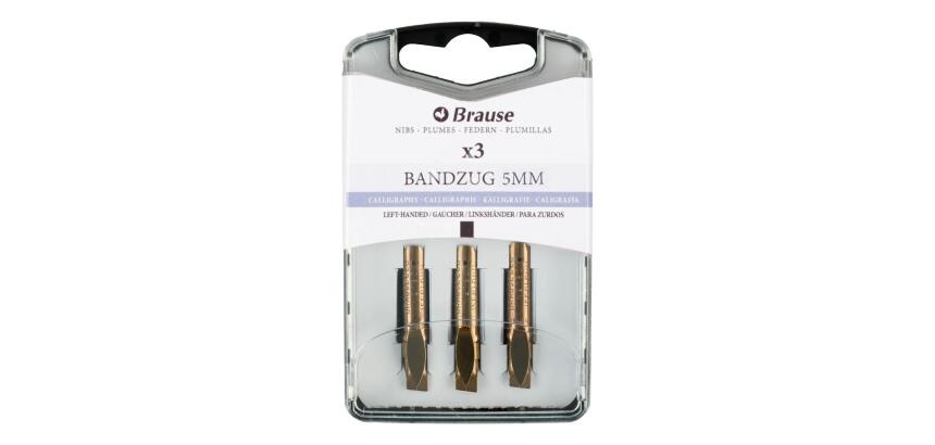 BOITE 3 PLUMES BANDZUG POUR GAUCHERS