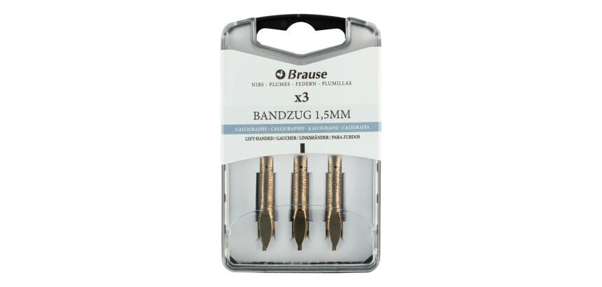 BOITE 3 PLUMES BANDZUG POUR GAUCHERS