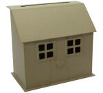 Urne maison 15x26x24,5cm - Kraft