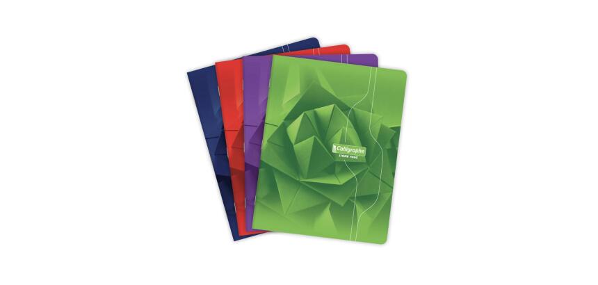 Cahier piqué 7000 17x22 cm 140 pages grands carreaux 70 g - Assortis